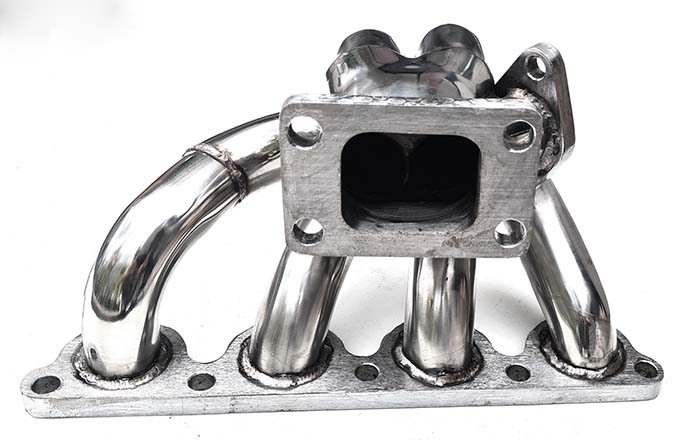 Honda D series turbo manifold T3 with 38mm wastegate flange - Image 2