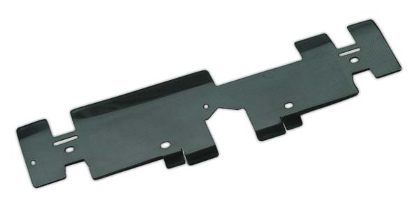 Carbon fibre air diversion plate - Subaru WRX GDB