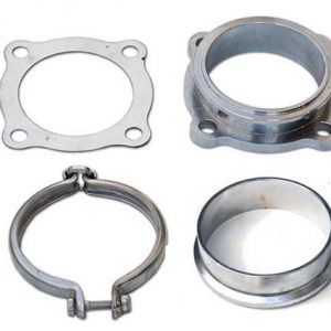 Kinugawa 4-bolt to v-band exhaust housing adaptor kit V2 - suit garrett bb turbos