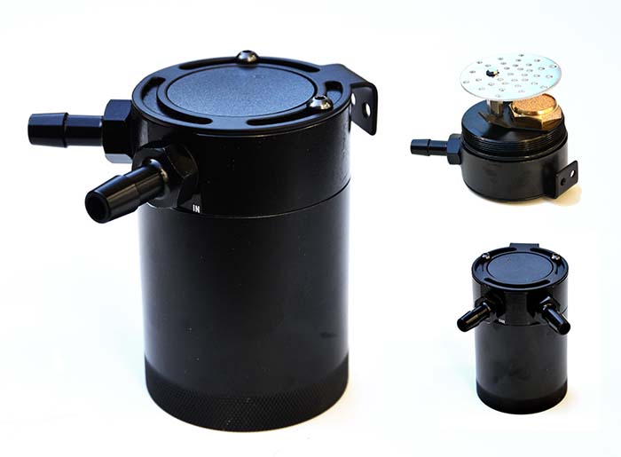 Baffled oil catch can - super compact