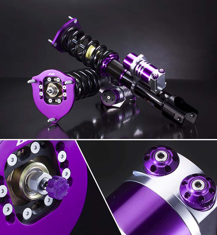 D2 Racing coilovers - super racing series