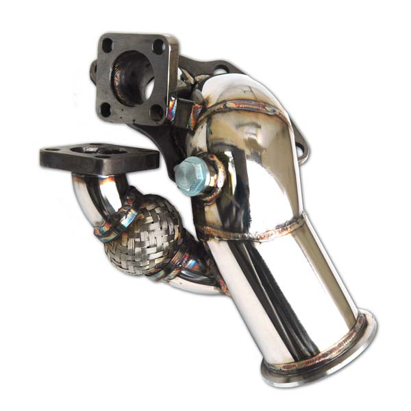 4G63 turbo dump pipe EVO 1-3 ext wastegate mount