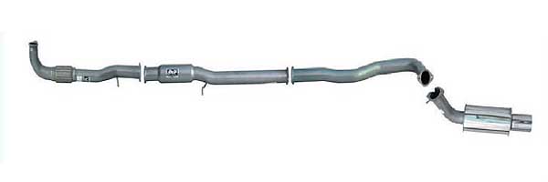 RAGE exhaust system - Mitsubishi EVO 1 - 3 (street)