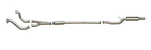 RAGE exhaust system - Subaru Legacy GT / GTB / RS