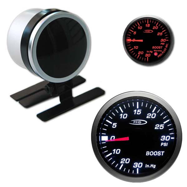 Pro+ black face boost gauge - stepper motor