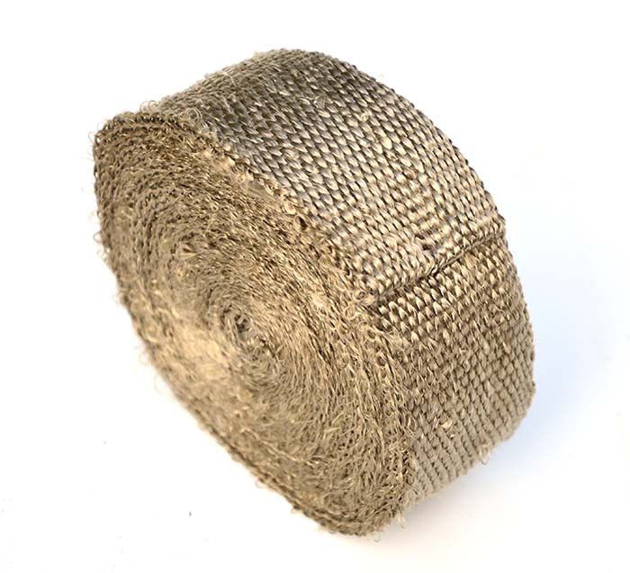 Exhaust heatwrap titanium 1000cm x 5cm roll