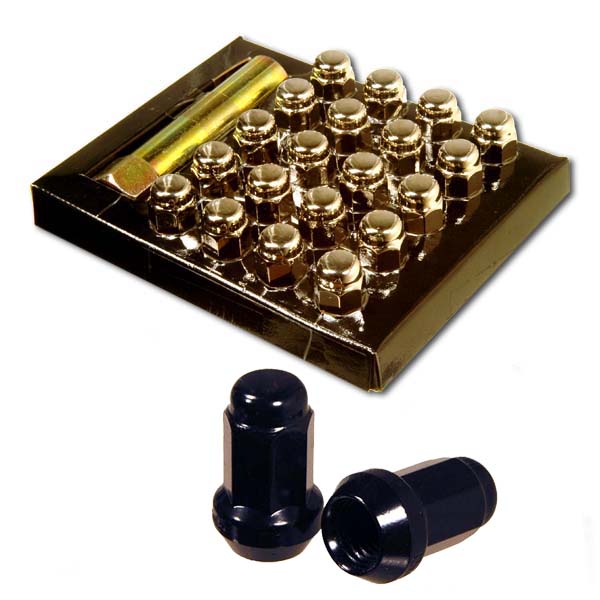 Anti-theft wheel nut set (20pcs) P1.25 heptagon