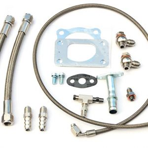 Turbo oil and water line kit Garrett BB turbo (GT3582R, GT3037R etc) universal V2