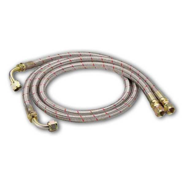 Oil cooler / adaptor braided line 2 pce