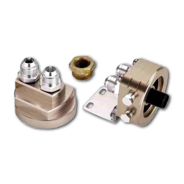 Oil filter remote mount adaptor set