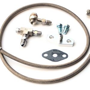 Turbo oil feed kit T3T4 (journal bearing) Kinugawa version 2