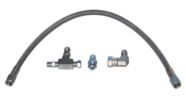 Turbo oil feed kit TD04-5-6 M10x1.25 50cm Kinugawa