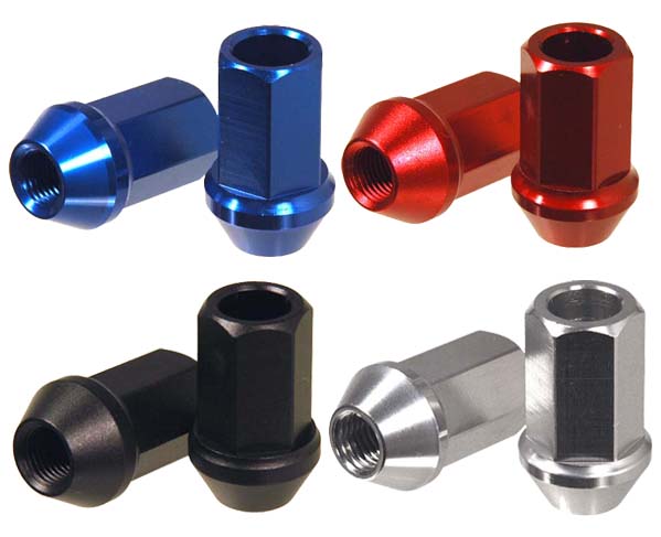 Aluminium wheel nut set (20pcs) P1.5 40mm