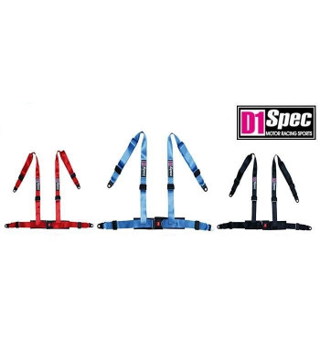 D1 Spec Racing style harness 4-point BLK