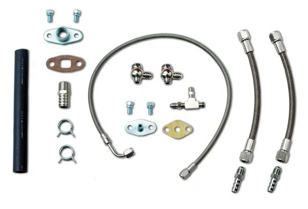 Turbo oil and water line kit T3T4 GT30 Journal Kinugawa